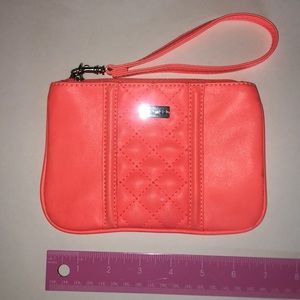 Never used Neon Orange Express Wristlet